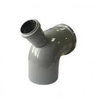 Коліно каналізаційне складне СВК-Альянс 110×90° з відведенням 50×67° Коліно каналізаційне складне СВК-Альянс 110×90° з відведенням 50×67°