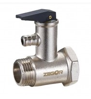 Клапан запобіжний для бойлера Zegor QS-3401 1/2" (з ручкою)