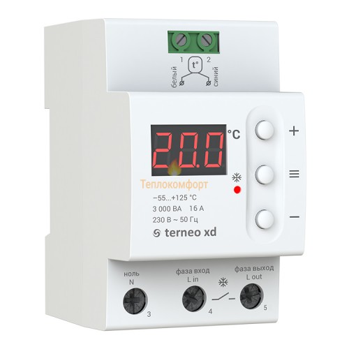 Програматори та контролери - Терморегулятор для охолодження і вентиляції Terneo XD - Фото 1