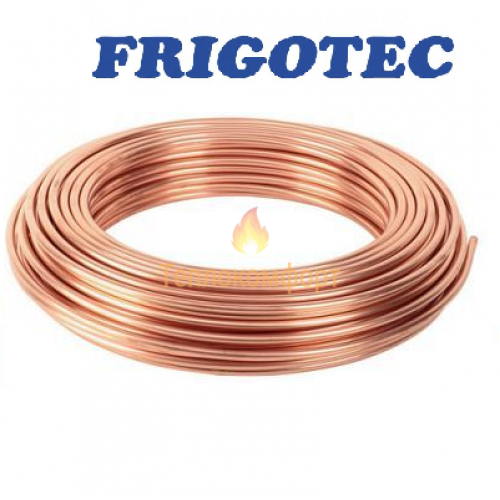 Труби - Труба мідна м'яка для кондиціонерів Frigotec 9,53×0,81 - Фото 1