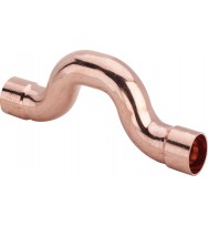 Обвід мідний з двома муфтами під пайку Viega 15 Обвід мідний з двома муфтами під пайку Viega 15