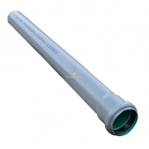 Трубы - Труба канализационная внутренняя VS Plast 50×1000 мм - Фото 1