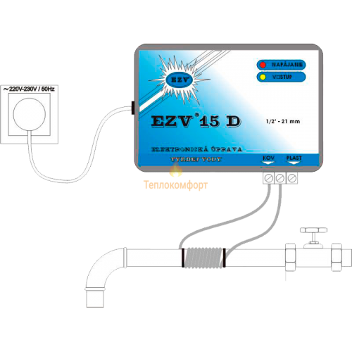 Фильтры - Прибор электромагнитной обработки воды EZV 15D - Фото 1