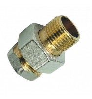 Згін-американка прямий STA 3/4" ВЗ (нікель) Згін-американка прямий STA 3/4" ВЗ (нікель)