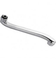 Гусак для ванни / умивальника Frap F20S плоский вигнутий 20 см