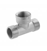 Трійник нікельований прямий Lexline НК0233-Вн 1" ЗВЗ